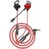 White Shark Eagle raudonos in-ear žaidimų ausinės su mikrofonu