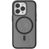 Woodcessories skaidrus, matinis „MagSafe“ juodas dėklas iPhone 14 Pro telefonui