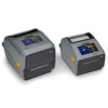 Spausdintuvas Zebra ZD621, Tiesioginis terminis, 203 x 203 DPI, 203 mm/sek., Laidinis ir belaidis, Pilkas