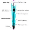 3D rašiklio "PEN-II" rinkinys su PLA siūlais