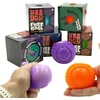Antistresinis minkomas žaislas NeeDoh Fuzz Ball, 6 cm - Rožinė
