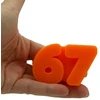 Antistresinis minkomas žaislas NeeDoh „Six Seven“ (67), 7x4 cm - Violetinė