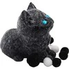 Antistresinis žaislas Katinėlis, 8 cm - Juoda