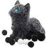 Antistresinis žaislas Katinėlis, 8 cm - Balta