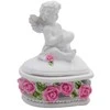 Dėžutė su angelu, 12 cm - Apskritimas