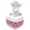 Dėžutė su angelu, 12 cm - Ovalas