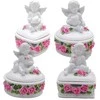 Dėžutė su angelu, 12 cm - Širdies