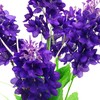 Dirbtinė alyvų puokštė, 35 cm - Violetinė