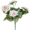 Dirbtinė azalijų puokštė, 31 cm - Geltona