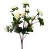 Dirbtinė balta vėdryno puokštė, 34 cm
