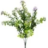Dirbtinė buksmedžio puokštė, 38 cm - Rožinė