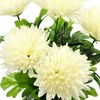 Dirbtinė chrizantemų puokštė, 41 cm