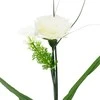 Dirbtinė gėlė gvazdiko žiedas ant koto, 49 cm - Raudona