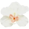 Dirbtinė gėlė orchidėjos žiedas - Balta