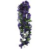 Dirbtinė gėlė žibutė-vijoklis, 80 cm - Mėlyna