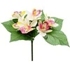 Dirbtinė orchidėjų puokštė, 27 cm - Violetinė