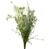 Dirbtinių baltų lauko gėlių puokštė, 58 cm