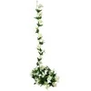 Dirbtinių jazminaičių girlianda, 220 cm - Geltona