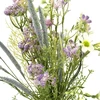 Dirbtinių violetinių lauko gėlių puokštė, 58 cm