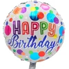 Folinis balionas Happy Birthday, 45 cm
