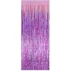 Folinių-holografinių juostelių dekoracija, šviesiai violetinė