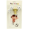 Futbolo tematikos torto žvakučių rinkinys, 13,5 cm