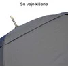 Ilgas pusiau automatinis skėtis su vėjo kišene