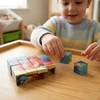 Magnetinės kaladėlės-puzlė Vandens gyvūnai