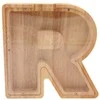 Medinė taupyklė "Raidė-R", 18 cm