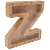 Medinė taupyklė "Raidė-Z", 18 cm