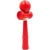 Medinis žaislas kendama, 28 cm - Raudona