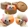 Milžiniškas antistresinis žaislas koldūnas Dumplings vienaragis, 14 cm