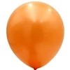 Oranžiniai perlamutriniai balionai, 100 vnt.