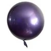 Perlamutriniai apvalūs balionai, 80 cm - Violetinė