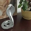 Porcelianinė gyvatės statulėlė, h 27 cm
