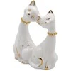 Porcelianinė statulėlė katinai, 11,5 cm