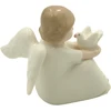 Porceliano angelo statulėlė su balandžiu, h 5,5 cm