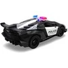 Radijo bangomis valdoma policijos mašina, 33x13,5x10 cm