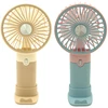 Rankinis „Mini Fan“ USB įkraunamas ventiliatorius su stovu - Ruda