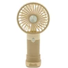 Rankinis „Mini Fan“ USB įkraunamas ventiliatorius su stovu - Ruda