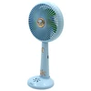Rankinis „Mini Fan“ USB įkraunamas ventiliatorius su stovu - Žalia