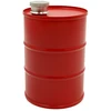Raudona statinės formos metalinė gertuvė, 600 ml