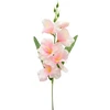 Rožinė dirbtinė gėlė kardelis, 50 cm