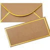 Rudas vokas su kvietimo kortele 19x9,5 cm, 190 g