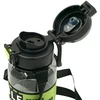 Sportinė plastikinė gertuvė (2in1 sistema), 800 ml - Juoda