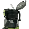 Sportinė plastikinė gertuvė (2in1 sistema), 800 ml - Juoda