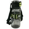 Sportinė plastikinė gertuvė (2in1 sistema), 800 ml - Juoda