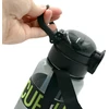 Sportinė plastikinė gertuvė (2in1 sistema), 800 ml - Juoda