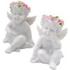 Statulėlė Angelas su vainikėliu, 4 cm - 2