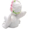 Statulėlė Angelas su vainikėliu, 4 cm - 2